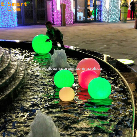 LED luminous Christmas ball solar charging RGB colorful lights wireless  remote control swimming pool courtyard garden landscape - AliExpress