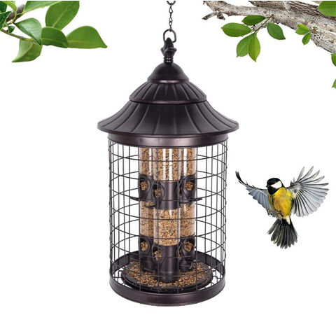 OEM-Willkommen Kundenspezifische Outdoor-Hänge-Automatische Wildvogelfutterspender