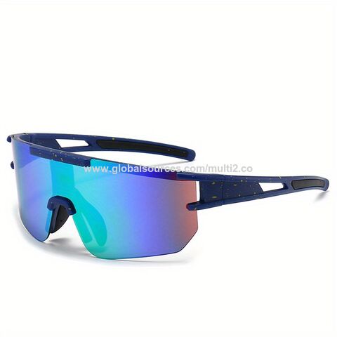 Newest Fashion Unisex Oversized Windproof Sport Goggles Uv400 Colorful  Mirror Lens Cycling Sports Sunglasses - China Wholesale Sunglass $2.18 from  Ningbo Multi Channel Co. Ltd
