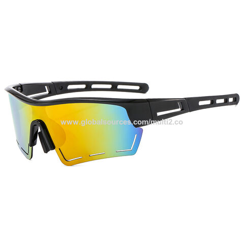 Polarized Sports Sunglasses With Uv Protection Color Lenses