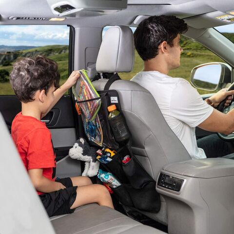 Housse de protection de dossier de siège d'auto pour enfants Kick
