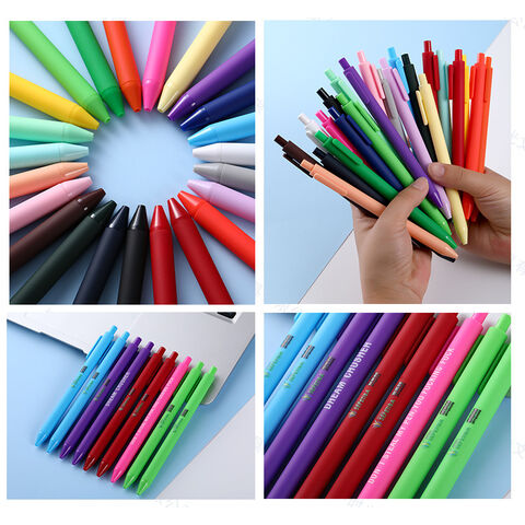Customized Multicolor Pen. 0.5mm Retractable Ballpoint Pen. 6 Colors in 1.  