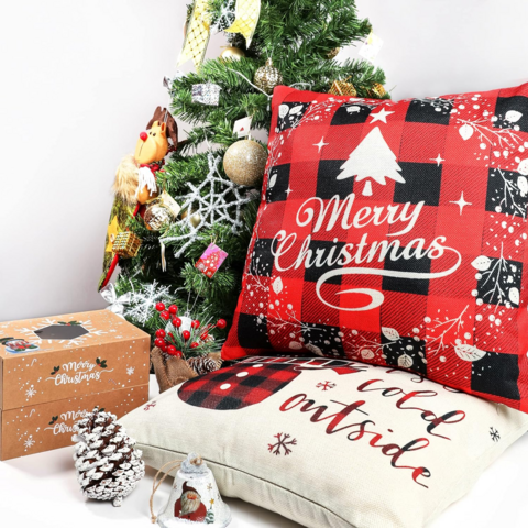 Custom christmas pillows hot sale