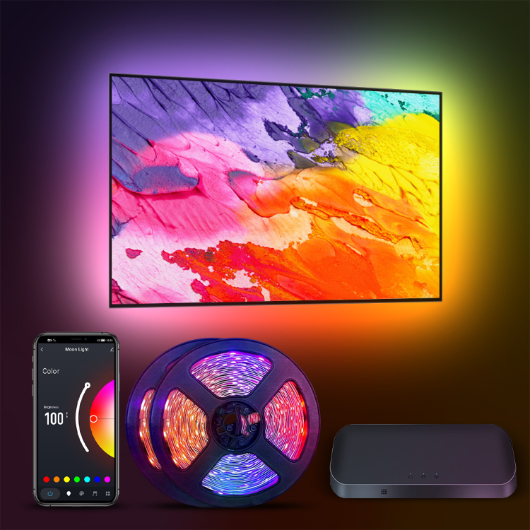 Nanxin Hdmi Sync Box And Ambient Light Kits Strip Tv Immersion Led Tv ...