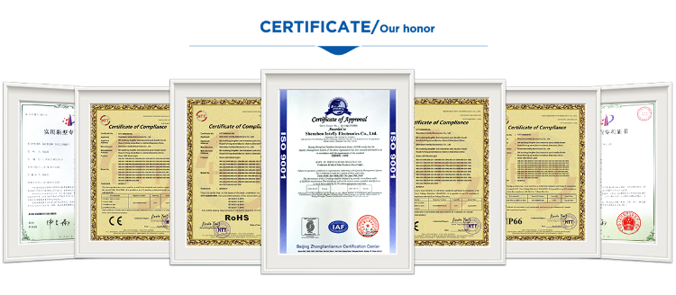 Led Certification Display Signage 55