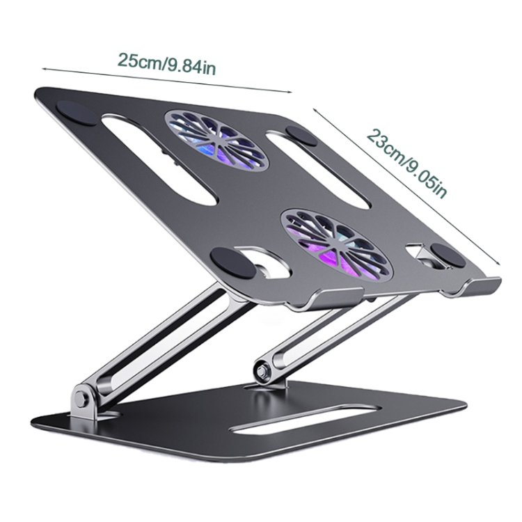 Pdt Stand P43f Aluminum Alloy Laptop Stand Adjustable Foldable Notebook Computer ...
