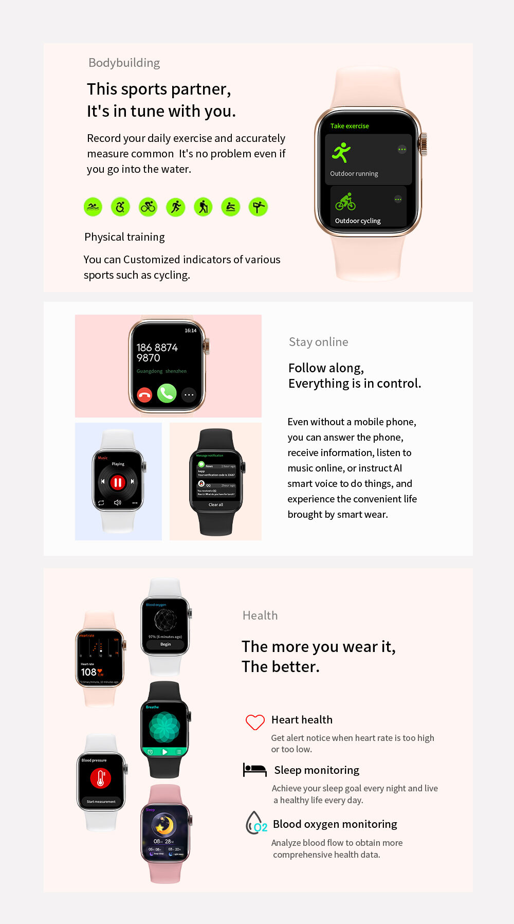 S9 Pro Smart Watch Make Calls,multisports Modes, Ai Control, Builtin