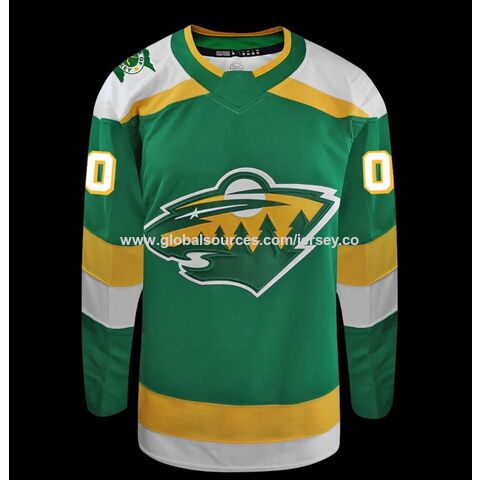 Bulk Buy China Wholesale Wholesale Dropshipping Custom Wild 2023 Third Alternate Primegreen Hockey Jersey 29 Marc andre Fleury Matt Boldy Kirill Kaprizov 6 from Putian Kundong Technology Co. Ltd Globa...