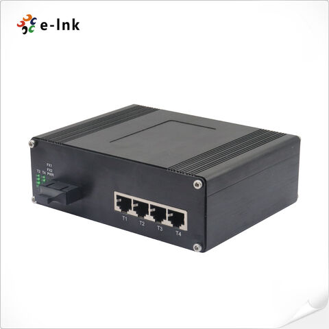 Buy Wholesale China Wholesale Industrial 4-port 10/100/1000t 802.3at Poe + 1 -port 1000base-x Ethernet Switch Single Mode Dual Fiber Sc 20km & Poe Switch  at USD 75