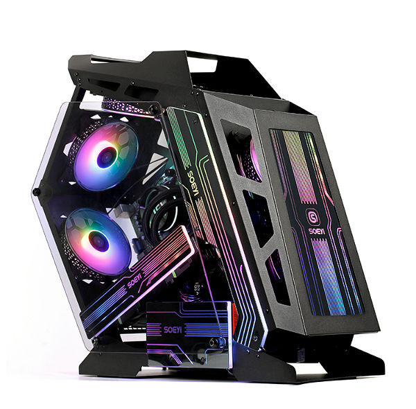 Buy Wholesale China Soeyi Direct Sales Gaming Cases & Towers Unique Shaped  Chassis Cabinet Pc Tower Computer Case & Pc Case at USD 25.9