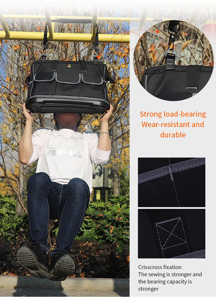 V255 Portable High Quality Waterproof Engineer Canvas Heavy Duty Diamondback Electrician Tool