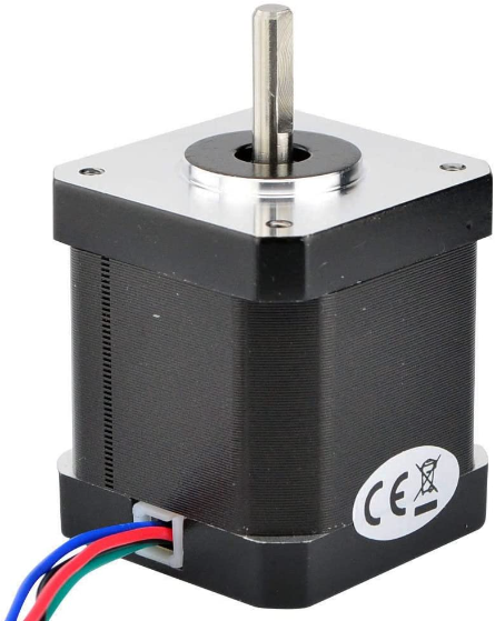 Moteur Pas-à-pas Nema 17 Double Arbre - 0.9 Deg, 44Ncm, 1.68A, 42x48mm, Pour CNC/impression 3D, Neuf