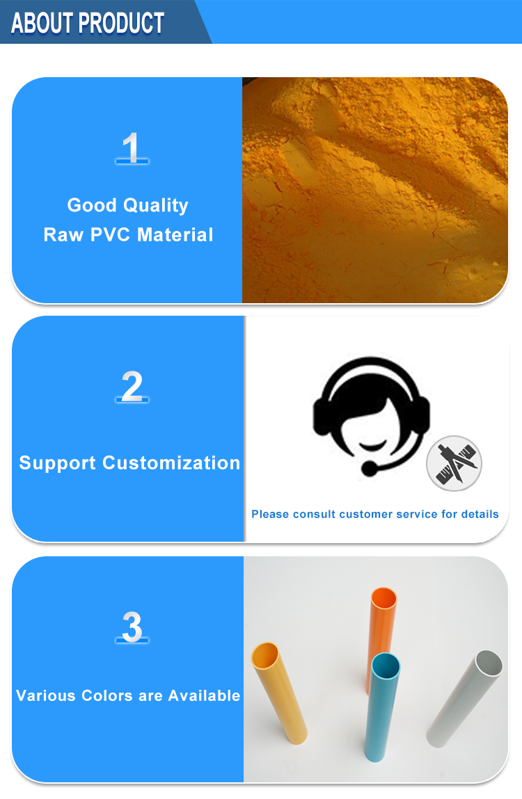 Liquid Pvc Color Odm Pvc Pipe 20mm Color White Plastic Tube Cable Wires Pvc Electric ...