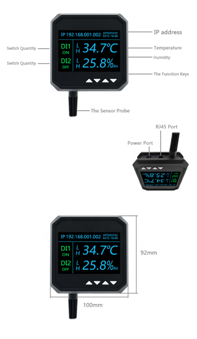 Temperature Sensor Humidity Sensor Temperature And Humidity Sensor Data ...