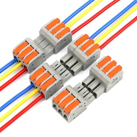 China PCT-222 Rated Voltage 450V Push-in Connectors Series Electrical  Supply Quick Connect Terminal Connector Manufacturer and Supplier