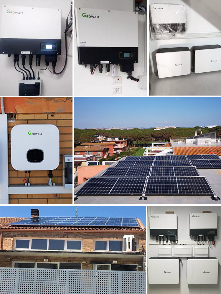 Sunket Solar Inverter Growatt Inverter 3kw 4kw 5kw 6kw 7kw 8kw 10kw On ...