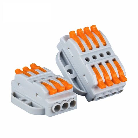 China PCT-222 Rated Voltage 450V Push-in Connectors Series Electrical  Supply Quick Connect Terminal Connector Manufacturer and Supplier