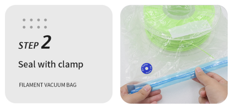 3d Printer Filament Storage Kit Vacuum Sealing Bags With Hand Pump  Safekeeping