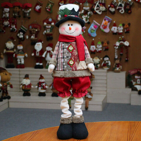 Christmas Old Man Snowman Elk Long Leg Doll Christmas Shopping