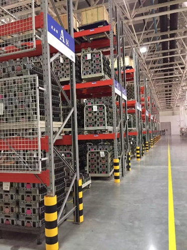 High Pressure Warehouse Column Guard Rack Protector For Pallet Rack ...