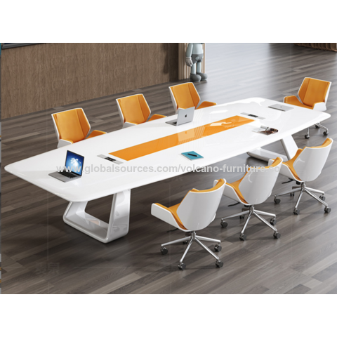 salle de conférence de luxe grand bureau ovale table de réunion conception  table de banquet