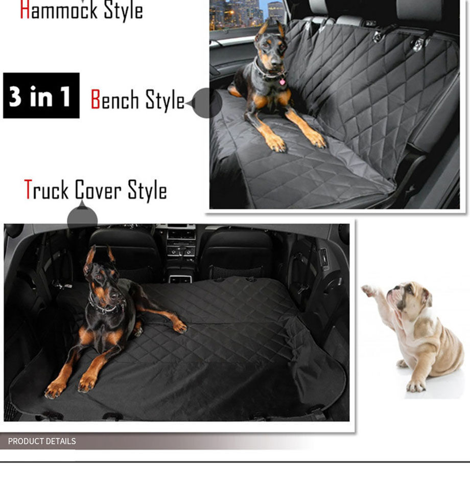 Siège de coffre de voiture pour chien Coussin Porte-animaux Coussin de  protection Housse de coffre imperméable Housse de coffre Anti-dirty Pad