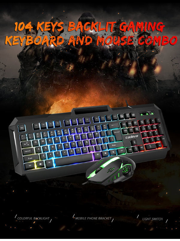 Source New material waterproof 102 key gaming keyboard mouse combo factory  supply gaming keyboard and mouse on m.