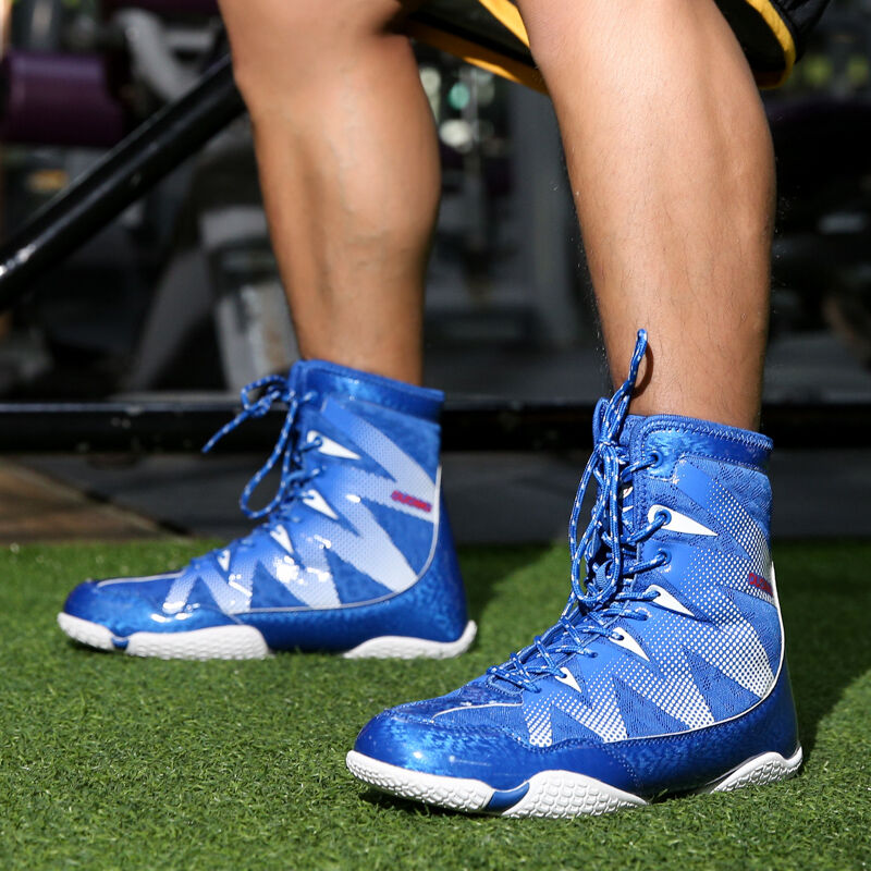 Buy Wholesale China New High Top Comfortable Boxing Shoes Wrestling