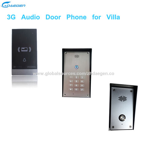 Timbre GSM inalámbrico con cubierta para lluvia, control remoto móvil, desbloqueo de apertura de puerta sin límite de distancia, un timbre wifi