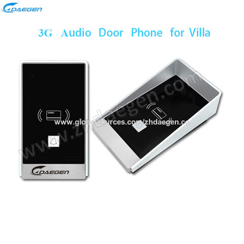 Timbre GSM inalámbrico con cubierta para lluvia, control remoto móvil, desbloqueo de apertura de puerta sin límite de distancia, un timbre wifi