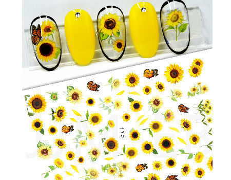 Buy Wholesale China Cheap Nail Stickers Flowers Nail Art Paste 3d Self