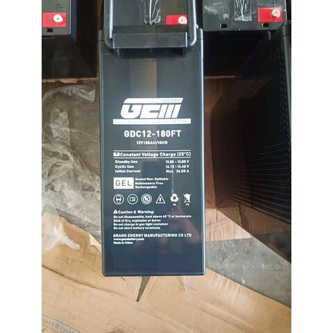 Batteries Solaires Gel 12V 100Ah/200Ah Batterie UPS pour Télécommunications - Batterie Gel Solaire pour Alimentation de Secours
