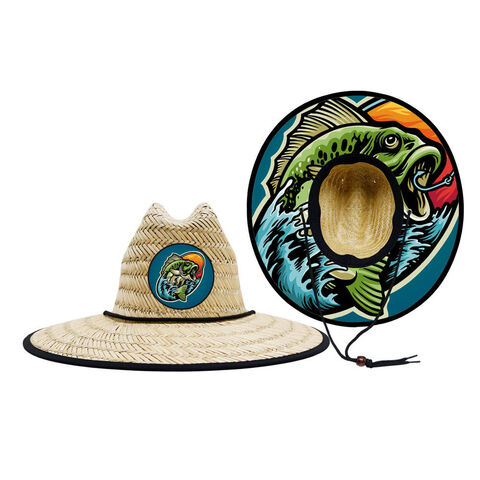 Wholesale Summer Florida Boat Fishing Hat Lifeguard Straw Hat With Logo -  Buy China Wholesale Straw Hats $6.25