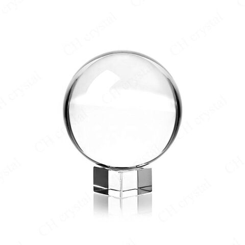Lente de Cristal K9 de 60mm de Máxima Calidad para Fotografía con Soporte Dorado - Lensball al por mayor