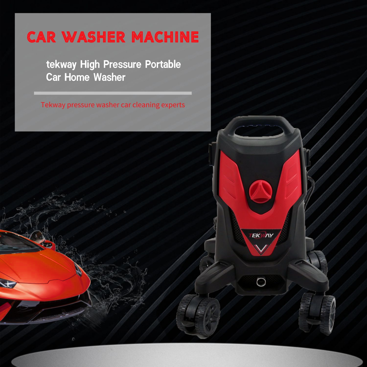 Buy Wholesale China 1800w 115bar High Pressure Portable Car Washer