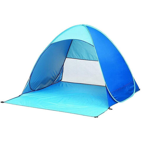 Tenda de Praia Automática Instantânea Portátil de Montagem Rápida - Abrigo Solar