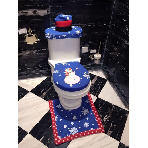 Toiletten sitz bezug Weihnachts bedarf Toiletten dekoration
