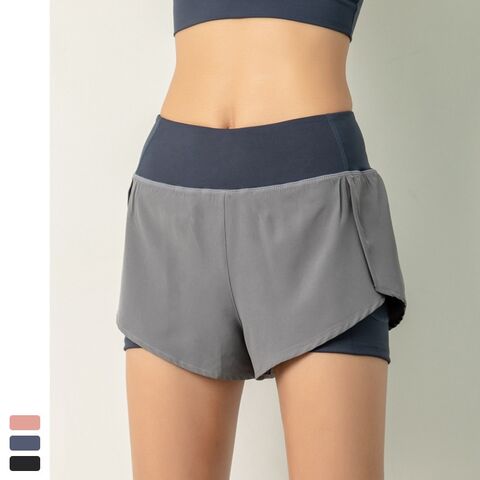 Pantalones Cortos Deportivos de Yoga para Mujer, Tipo Biker, Secado Rápido, para Fitness, Correr, Gimnasio