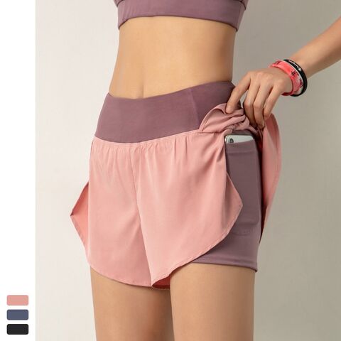 Pantalones Cortos Deportivos de Yoga para Mujer, Tipo Biker, Secado Rápido, para Fitness, Correr, Gimnasio