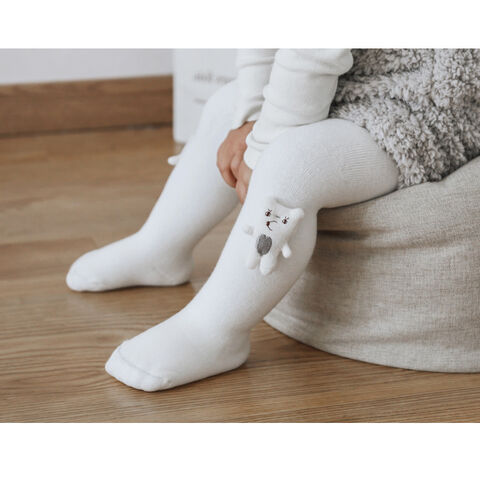 Meias-calça grossas para bebês por atacado
