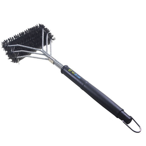 Bürstenloser Grillbürste, Grillreinigungsbürste aus 100% rostfreiem Edelstahl für BBQ-Grills