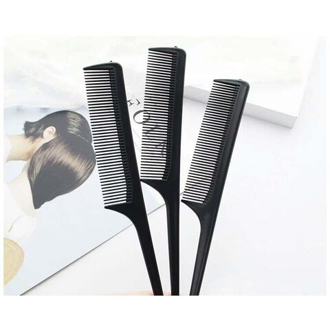 Peine de Cola Anti-Estático y Resistente al Calor para Cardado, Batido de Raíces y Aumento de Volumen - Ideal para peluquería profesional