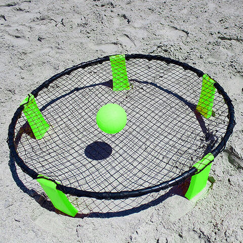 Juego de Voleibol de Playa (Incluye 3 Balones, Bolsa de Transporte y Reglamento)