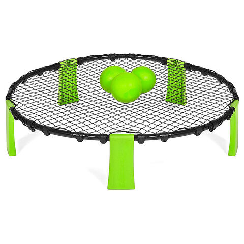 Juego de Voleibol de Playa (Incluye 3 Balones, Bolsa de Transporte y Reglamento)
