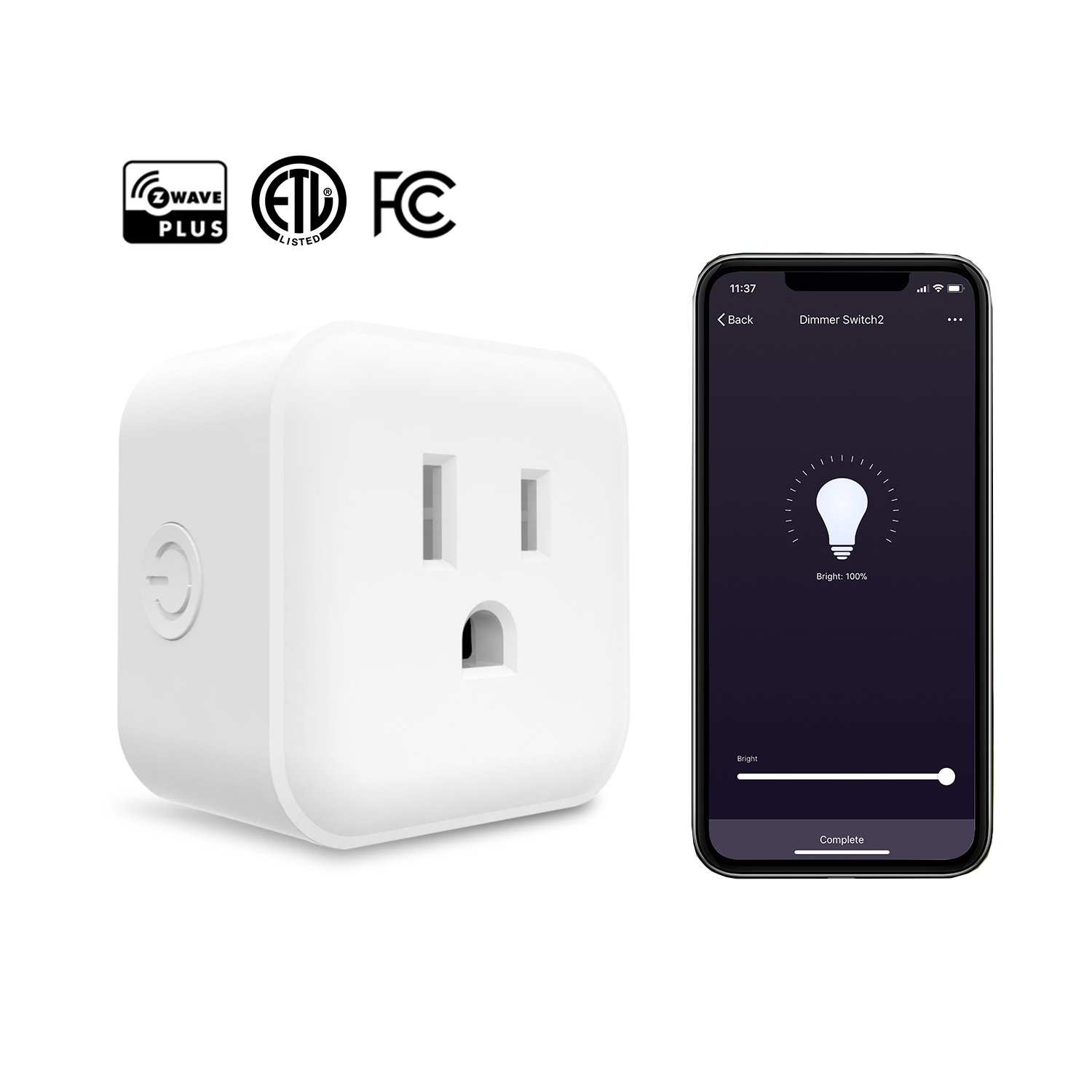 Buy Wholesale China Zwave Smart Power Socket Plug Indoor Wall Schedule