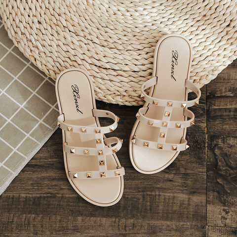 Sandalias Baratas Sandalias Destalonadas Planas Compre Venta Al