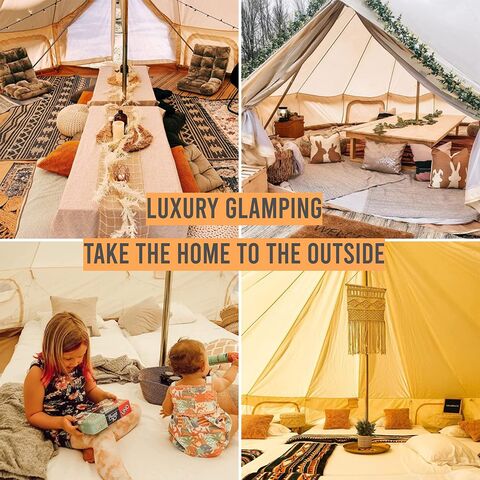 Las tiendas de campaña glamping son impermeables? - Tienda