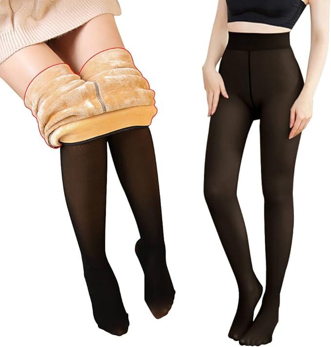 Plus size winter women's sock pants thermal translucent pantyhose