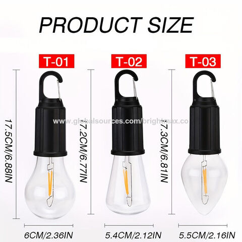 Nouvelle Lampe de Camping COB Portable avec Crochet, Câble de Données Type-C, Chargement Rapide - Ventes Directes d'Usine