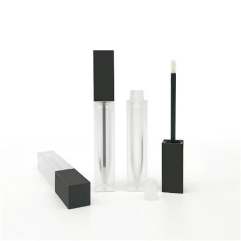 Round Square Transparent Empty Lipstick Tube Lip Balm Tube